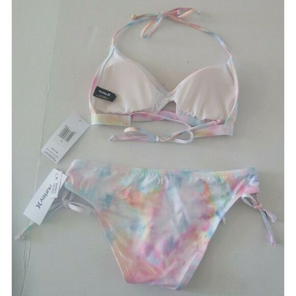 Hurley HRX1001 Women's Sz Small Tye Dye 2-Piece Bikini - Picture 12 of 12